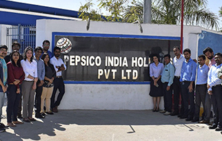 Industrial Visit to PEPSICO by SIBM students