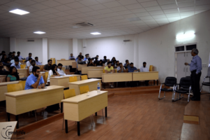  Dr.Hargopal Rao addressing SIBM students
